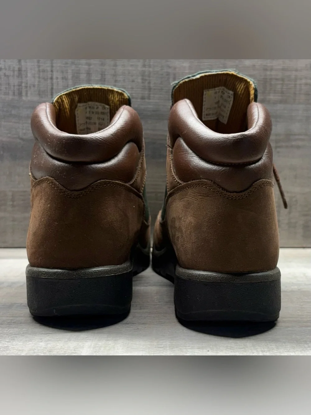 Timberland Field Boots Beef & Broccoli 🐄 🥦 Boys Size 4